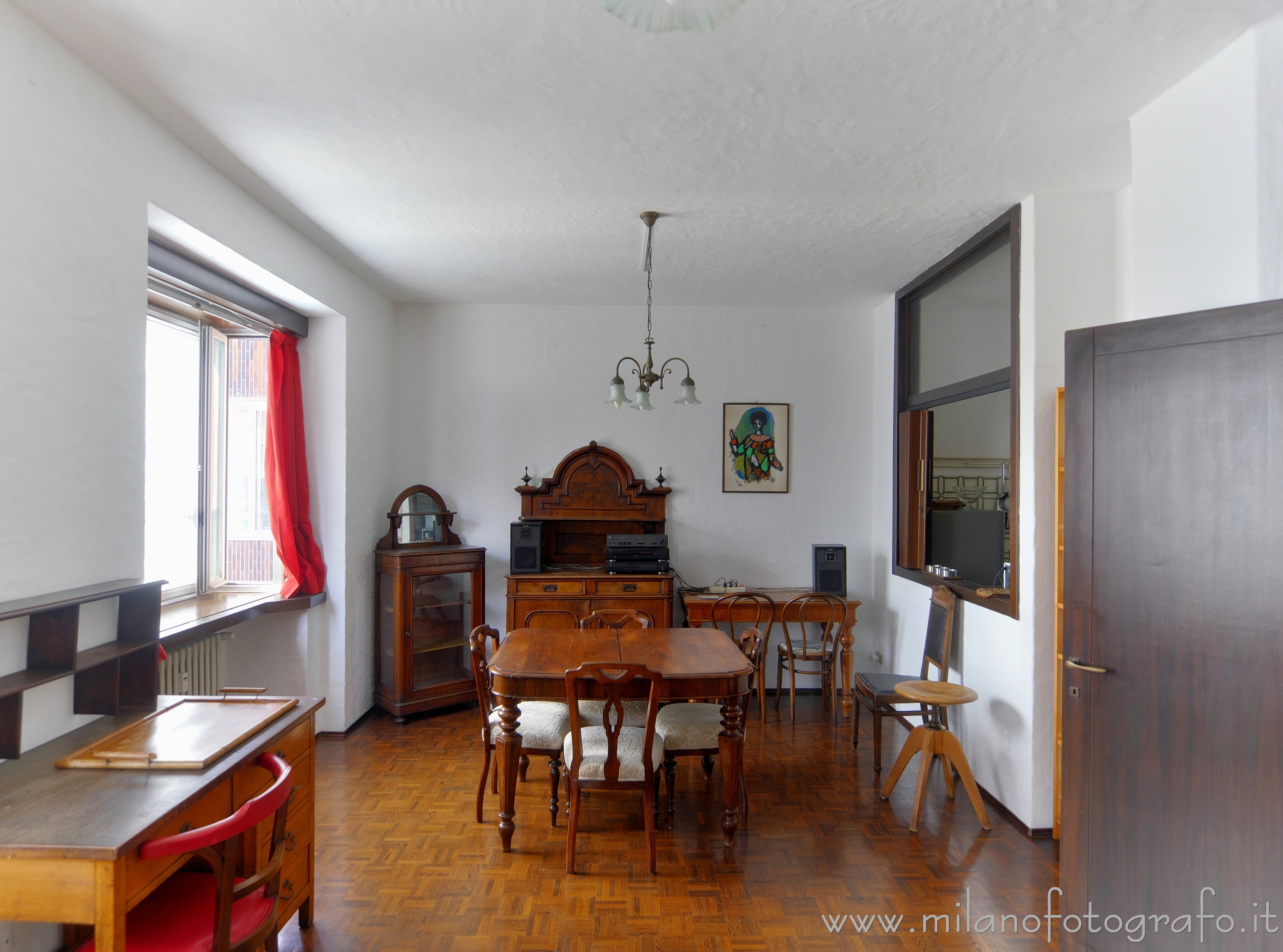 Milan (Italy) - Living room with furniture from the early 1900s